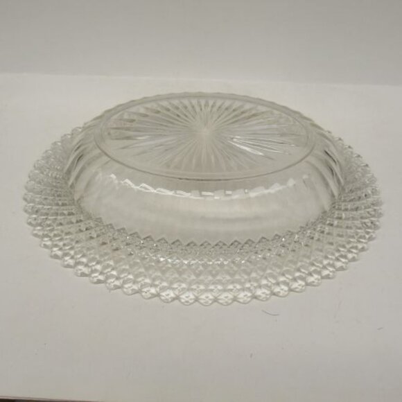 Hocking Glass Crystal Clear MISS AMERICA 10 Inch Oval Vegetable or Serving Bowl - Picture 4 of 4